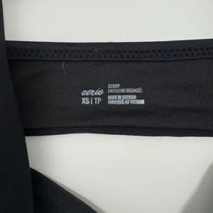Aerie Wrap Halter Bikini Top Black Size XS thumbnail 5