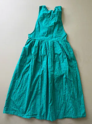 Vintage KHAZANA Patterned Pinafore House Dress thumbnail 3