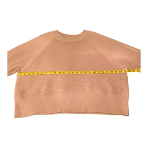 NWT Women's FLX Raglan Ottoman Stitch Pullover Sweater in Ballet Pink Size XXL thumbnail 7
