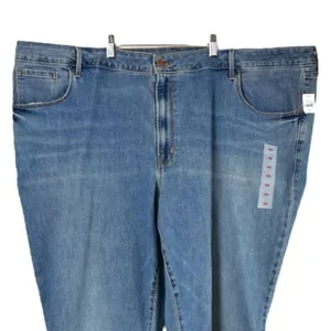 Old Navy Jeans NEW Mid Rise Kicker Boot Cut Light Wash Women’s Size 28L thumbnail 5