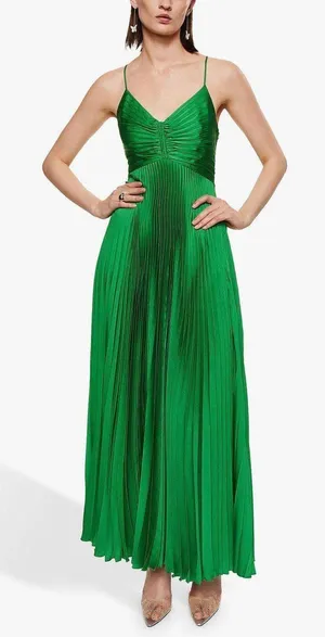 Mango Green Maxi Dress thumbnail 3