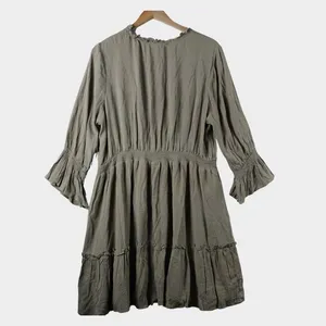 Forever 21+‎ Plus Dress Sz 1X Peasant Prairie Ruffled Bohemian Cottagecore thumbnail 2