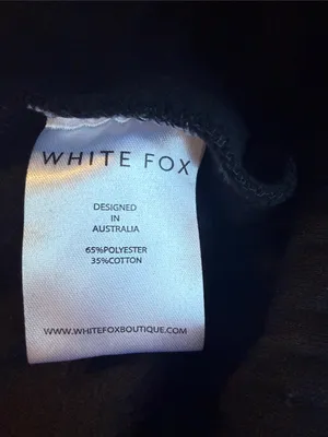 White Fox Sports Club cherry logo black wide leg sweatpants thumbnail 5