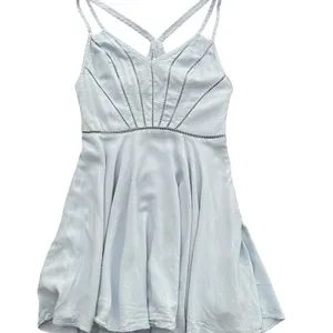 Silence + Noise Light Blue Strappy Fit‎ & Flare Mini Dress Sz 6 thumbnail 2