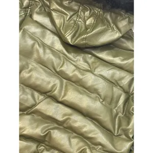 Men's Olive Green Jacket Robert Phillipe Jacket‎ Removeable Fur Hood thumbnail 4