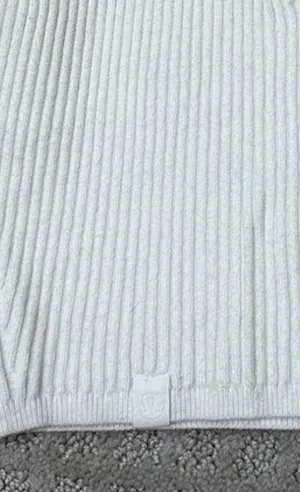 Lululemon Like new Lemon Sorbet Ribbed Knit Cropped Tank Top thumbnail 4