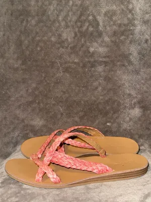 Universal Threads Women's Braided Strap Sandals Pink Size 9.5 thumbnail 4