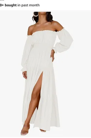 White maxi dress thumbnail 1