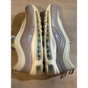 Nike Air Max 97 Plum Chalk Light Cream 8 Women Sneakers 921733-018 Running thumbnail 8