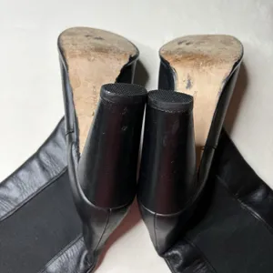Danblack Knee High Black Riding Pull On Boot Heeled Boots Size 9.5 thumbnail 4