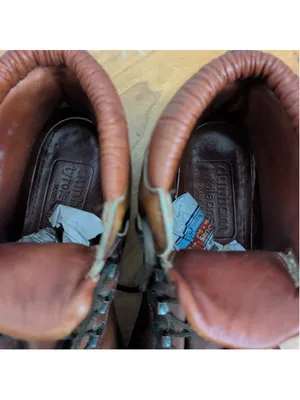 Vintage Leather Italian Made Mountaineering Style Boots thumbnail 6