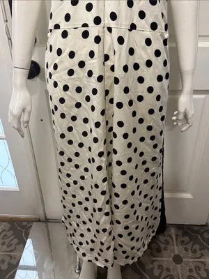 zara cotton polka dot dress limited edition side pocket size medium thumbnail 7