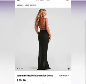 Windsor Black Sparkle Women’s Dress thumbnail 2