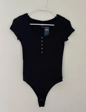 hollister ribbed bodysuit thumbnail 1