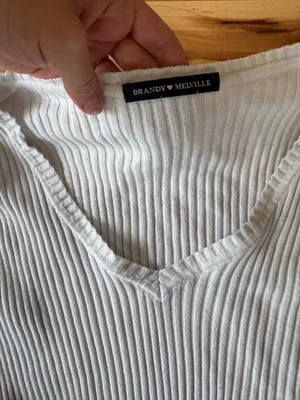 Brandy Melville White Long Sleeve thumbnail 3