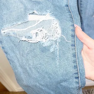 Wild Fable High Rise Kick Flare Distressed Raw Hem Jeans thumbnail 4
