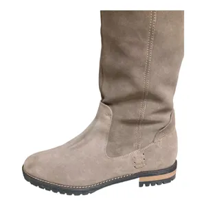 Fabianelli Premium Italian Suede Over-The-Knee Taupe Boots Women's Size 9/9.5 thumbnail 16