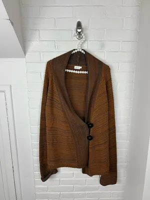 Rico Handmade in Thailand Knit Cardigan Sweater Size L thumbnail 13
