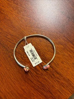 NWT Retired Kendra Scott Jackson Gold Coral Kyocera Opal Cuff Bracelet thumbnail 2