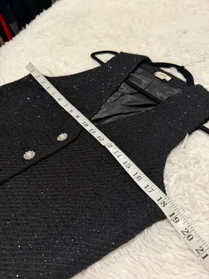 Jason Wu Vest in Black Sparkle Large thumbnail 4