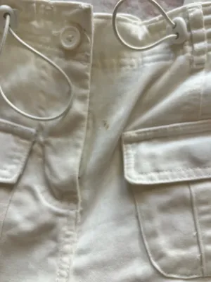 Brandy Melville Cargo Pants White thumbnail 2