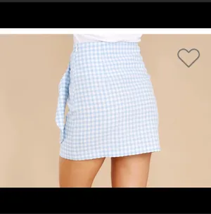 Red Dress Blue Gingham Mini Skirt thumbnail 3