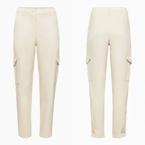 Aritzia Wilfred Modern Supply Twill Cargo Pants High Waisted in Gd Birch Size 0 thumbnail 4