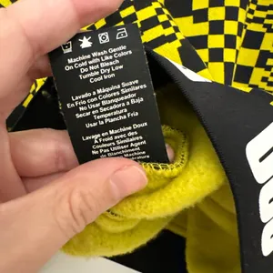UGG RTW | Woman's Mallory Checkerboard Neon Green Black‎ Cropped Hoodie, Size M thumbnail 8