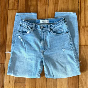 Abercrombie Distressed High Waisted Mom Jean thumbnail 3