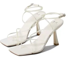 Marc Fisher LTD Dariana Strappy Sandal size 8 white‎ thumbnail 1