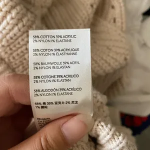 Free people Cream V-Neck Knit Sweater, size M, fits M to L thumbnail 8