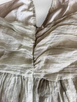 NWOT Sage Green Mint Halter Tiered Ruffle Mini Dress S thumbnail 7