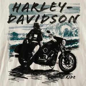 Harley Davidson Woman & Motorcycle Inscribed T-Shirt Nashville, TN Size Med A2 thumbnail 2