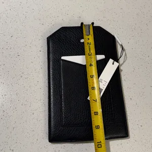 Marc Jacobs Black NWT Leather Sleeve Pouch‎ Travel Organizer Women OS thumbnail 5
