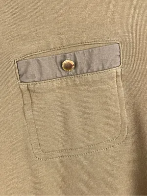 Vintage Lauren Ralph Lauren Collared Henley Knit Top Size Large Cotton Preppy thumbnail 7