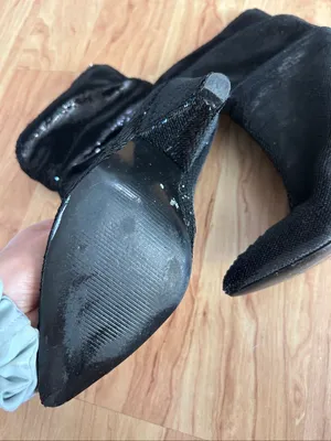 Guess black sequin booties size 8.5 thumbnail 2