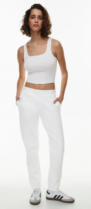 Aritzia TNA cozy fleece sweatpants mega high rise joggers ankle thumbnail 1
