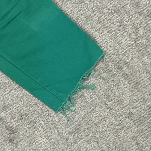 Wrangler Silver Lake Jeans Womens 9 Western Green USA Vintage 80s 27x28 Raw Hem thumbnail 5