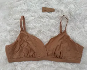 Skims Fits Everybody Crossover Bralette Ochre Size 3X thumbnail 1