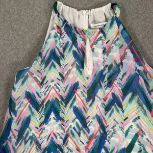 Cupcakes & Cashmere Abstract Colorful Mini Dress Women X-Small Sleeveless Halter thumbnail 2