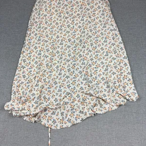 Altar'd State Dress Womens Large Multicolor Floral Wrap Ruffle Maxi Sundress thumbnail 11