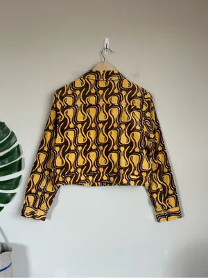 NWT Lucy & Yak Organic Corduroy Roxy Jacket in Feline Fine thumbnail 12