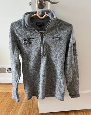 Patagonia 1/4 Zip Better Fleece Sweater Gray Womens School Logo XS thumbnail 1