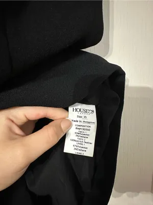 House of CB Black Strapless Feather-Trim Midi Dress thumbnail 4