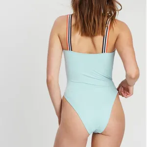 The Riley One-Piece Sky Elastic | SOLID & STRIPED Womens Swimwear thumbnail 2