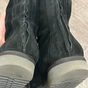Aquatalia Paloma Black Suede Shearling Lined Snow Boots Italy‎ Apres Ski Sz 11 thumbnail 6