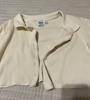 Princess Polly White Cropped Cardigan thumbnail 2