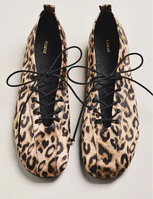 NWOB Maeve x Anthropologie Lace-Up Ballet Flats Women's sz. EU 40 US 9.5 thumbnail 1
