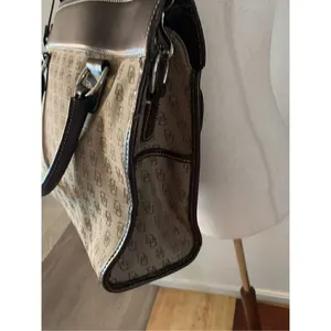 Dooney and bourke brown and tan handbag shoulder bag thumbnail 3
