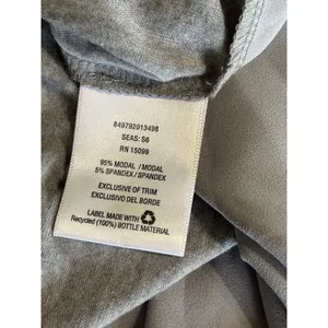 Metaphor Gray Blouse Size XL 3/4 Sleeve Chiffon‎ Back Scoop High Low NWT thumbnail 7